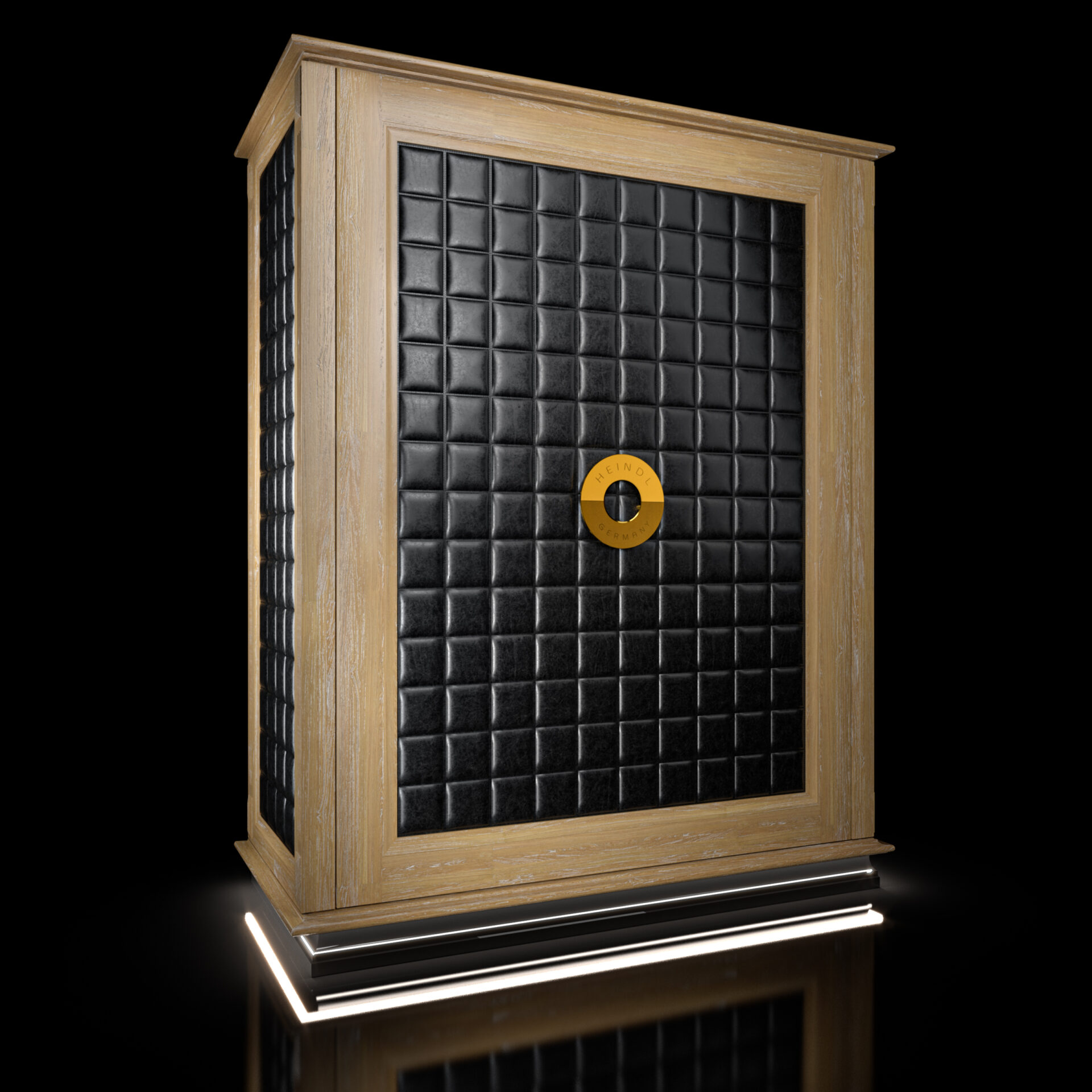 HEINDL_CAUDILLO-XL-LUXE-Carbon-Oak_closed modern safe with woo - XXL - closed