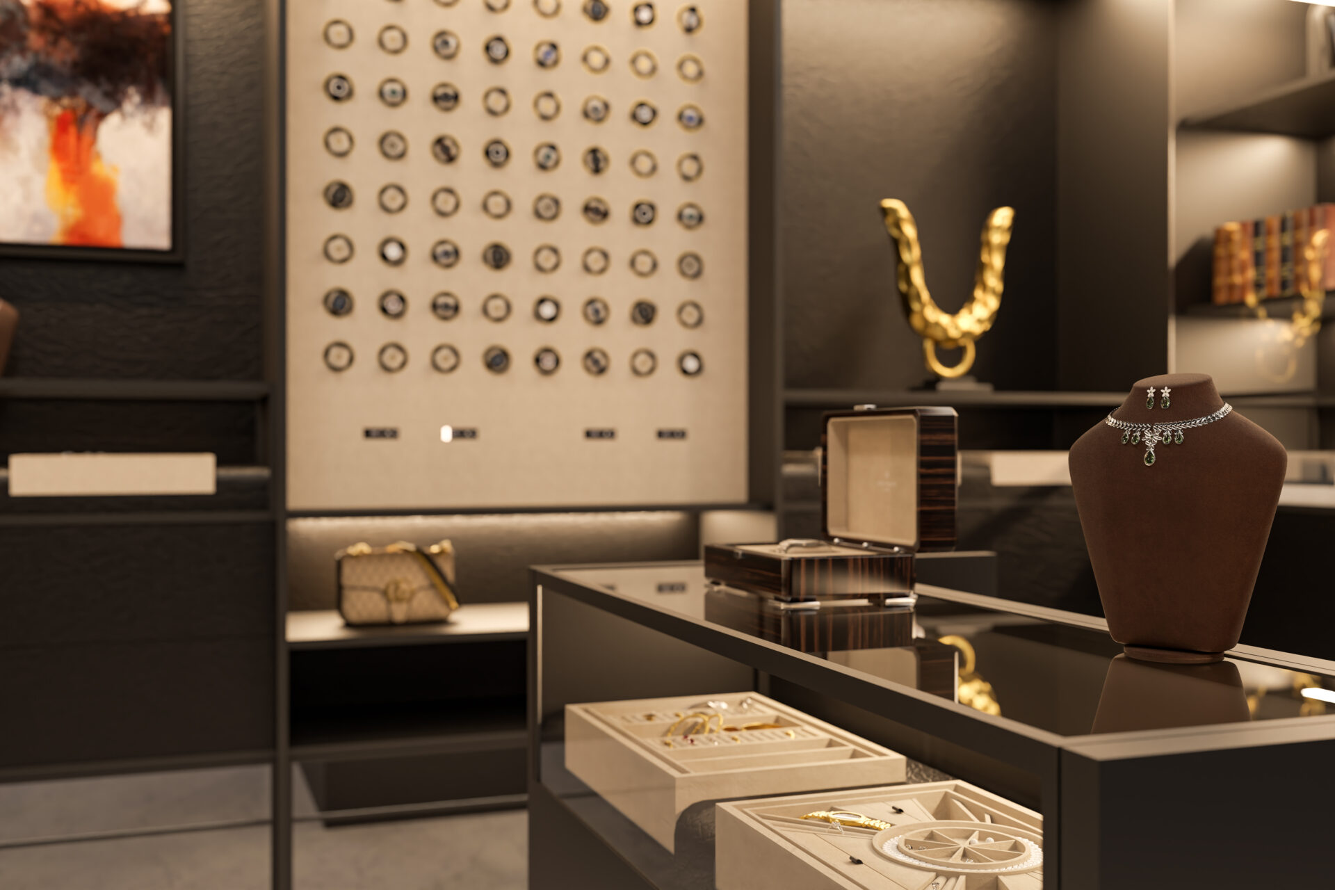 HEINDL_PVR_THE-MASTER-EMPIRE_02_Detail THE MASTER EMPIRE - a dark luxury private vault room - View Detail