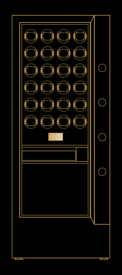 2d front drawing of M safe